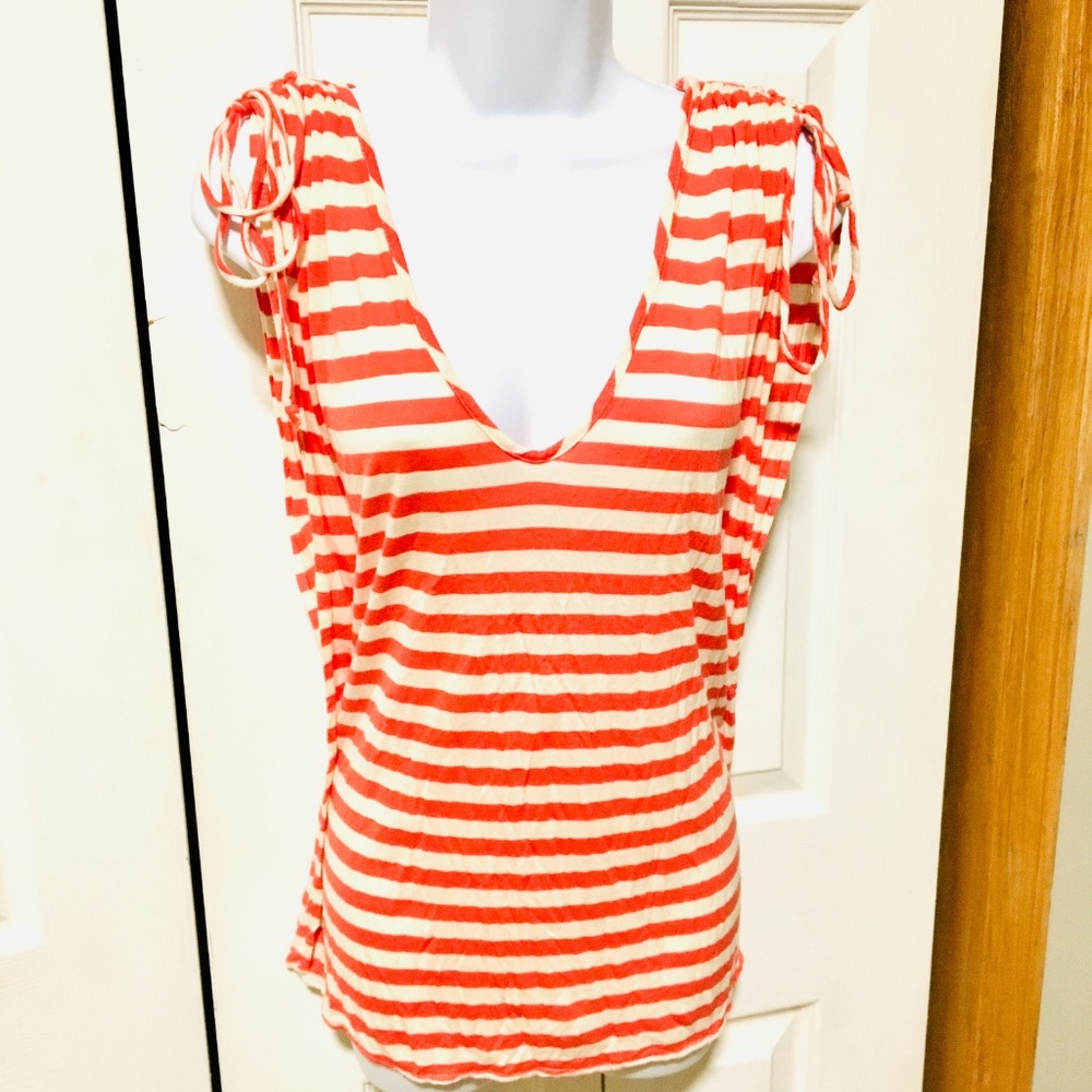 Ella Moss Cotton Jersey Nautical Top XS